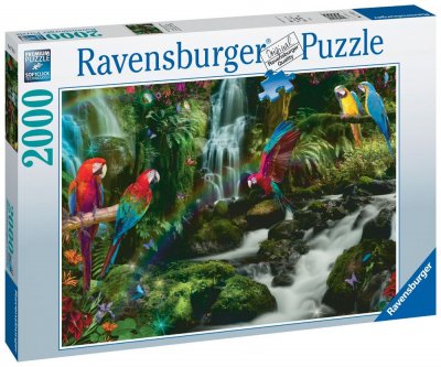 RAVENSBURGER Puzzle 2000 pi&egrave;ces  Le paradis des perroquets 