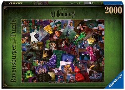 RAVENSBURGER Puzzle 2000 pi&egrave;ces  M&eacute;chants Disney 