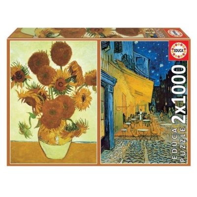 EDUCA PUZZLE 2x1000 PIECES :  VAN GOGH Coloris Unique