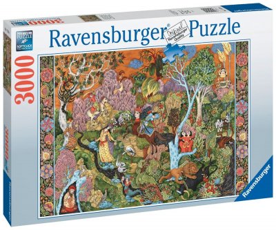 RAVENSBURGER Puzzle 3000 pi&egrave;ces  Jardin des signes solaires
