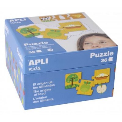 APLI Puzzle 36 pi&egrave;ces L&rsquo;origine des aliments 
