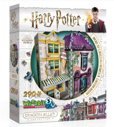 WREBBIT Puzzle 3D - 290 pi&egrave;ces - Harry Potter - Chemi