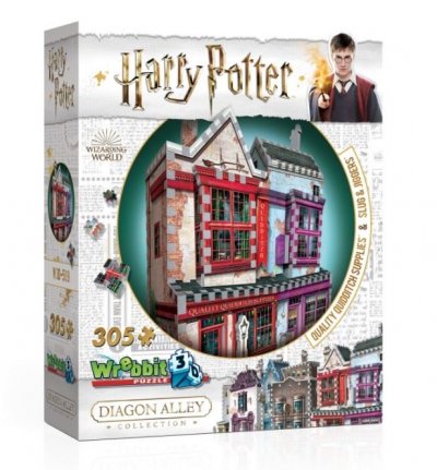 WREBBIT Puzzle 3D - 305 pi&egrave;ces - Harry Potter - Chemi