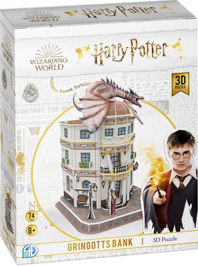 ASMODEE Puzzle 3D  Harry Potter La banque de Gringotts 