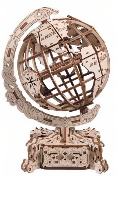 Puzzle 3D en Bois - World Globe Wooden.City