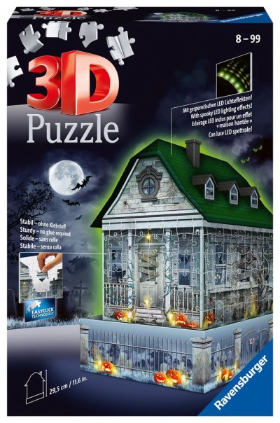 RAVENSBURGER Puzzle 3D - Maison Hant&eacute;e 