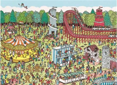 NATHAN Puzzle 500 p charlie a la fete foraine ou est charlie