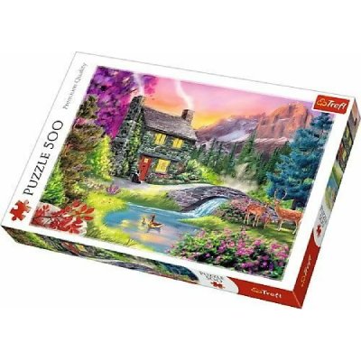 TREFL Puzzle 500 pi&egrave;ces : Idylle montagnarde 