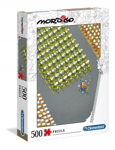 CLEMENTONI Puzzle 500 pi&egrave;ces : le d&eacute;fil&eacute;, mordillo