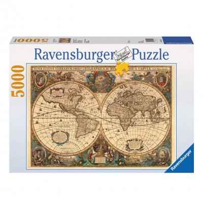 RAVENSBURGER Puzzle 5000 pi&egrave;ces - mappemonde antique FC-1-10401735