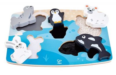 HAPE Puzzle &agrave; textures animaux polaires 