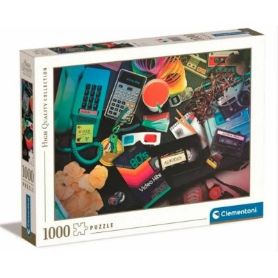CLEMENTONI Puzzle adulte, 1000 pi&egrave;ces - nostaligie 80's