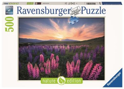 RAVENSBURGER Puzzle adulte les lupins - nature edition - puzzle 500 pcs 17492