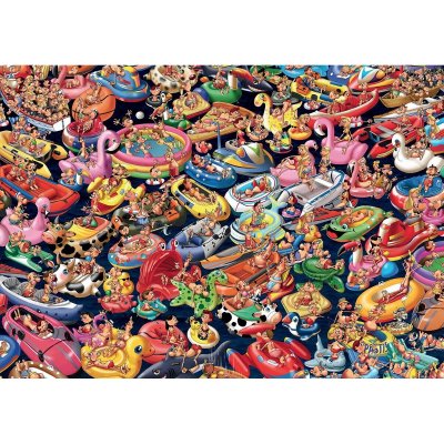  Puzzle carton 1000 pi&egrave;ces RUYER BOUEES PIATNIK Multicolore