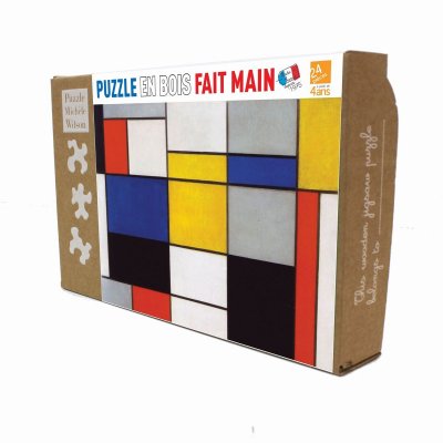  Puzzle en bois 24 pi&egrave;ces COMPOSITION 123 Puzzle Michele Wilson Multicolore