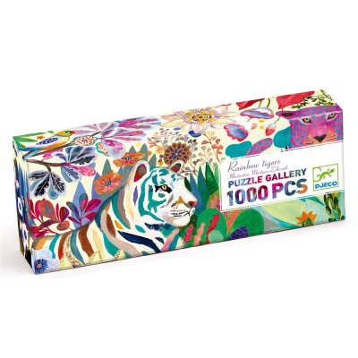  Puzzle enfant Djeco Rainbow Tigers 1000 pi&egrave;ces 