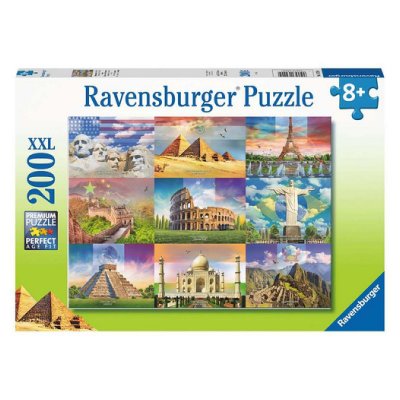 RAVENSBURGER Puzzle for children 2d monumental buildings 200 elements RAV4005556132904