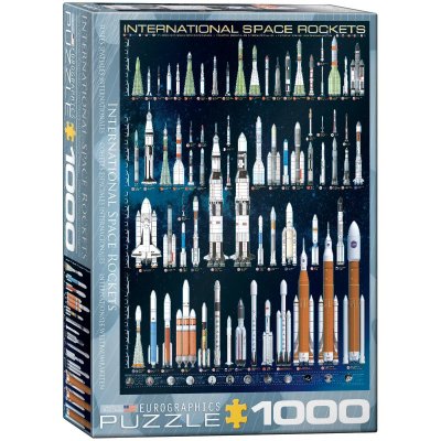EUROGRAPHICS Puzzle Fus&eacute;es spatiales internationales 
