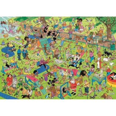 JUMBO Puzzle Jan Van Haasteren - Parcours pour Chiens 