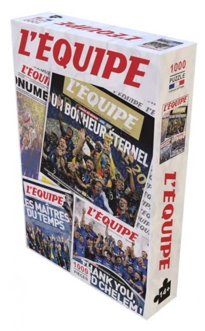 L EQUIPE Puzzle Les Troph&eacute;es des &Eacute;quipes de France - Football, HandBall, Rugby