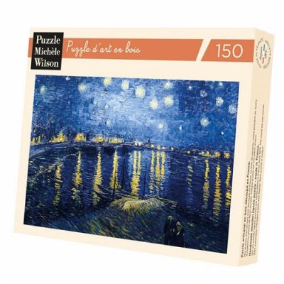 PUZZLE MICHELE WILSON  150 Pi&egrave;ces Nuit Etoilee Sur Le Rhone
