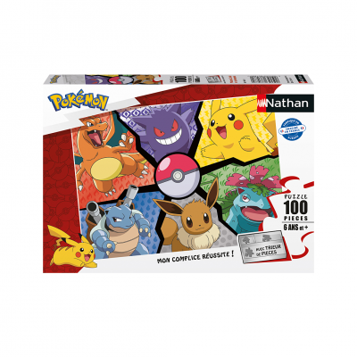 Puzzle N Nathan Puzzle 100 P - Pikachu, Evoli Et Compagnie / Pok&eacute;mon