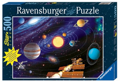 RAVENSBURGER Puzzle phosphorescent - Le syst&egrave;me solaire