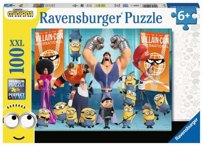 RAVENSBURGER Puzzle  Gru et les Minions 100 pi&egrave;ces XXL 