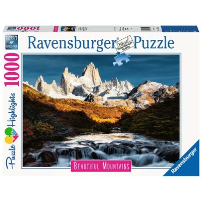 RAVENSBURGER Puzzle  Le Fitz Roy Patagonie 1000 pi&egrave;ces