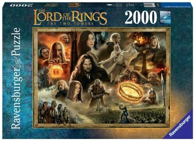 RAVENSBURGER Puzzle  The Lord of the Rings The Two Towers 2000 pi&egrave;ces