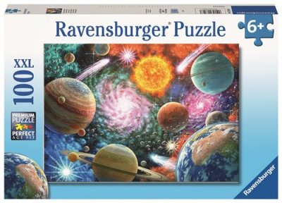 RAVENSBURGER Puzzle  XXL &Eacute;toiles et plan&egrave;tes 100 pi&egrave;ces