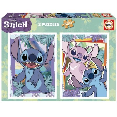 Puzzle Stitch 2 X 500 Pi&egrave;ces - L'Activit&eacute; Parfaite pour Toute la Famille - Neuf