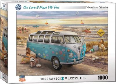 EUROGRAPHICS Puzzle The Love and Hope VW Bus 1000 pieces 