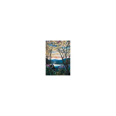  Puzzle - tiffany - magnolias et iris