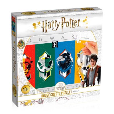 WINNING MOVES Puzzle  Harry Potter House Crests 500 pi&egrave;ces 