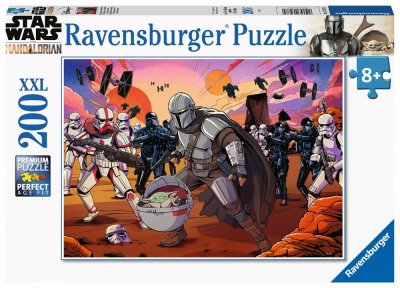 RAVENSBURGER Puzzle XXL  Star Wars The Mandalorian 200 pi&egrave;ces 