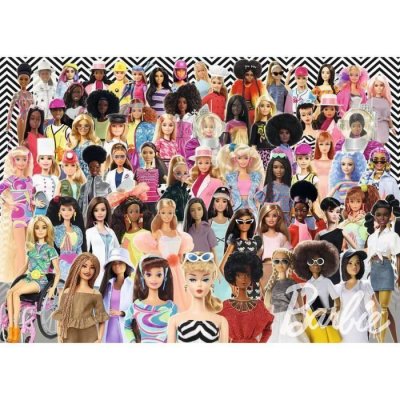 RAVENSBURGER Puzzles adultes - puzzle 1000 pi&egrave;ces - barbie (challenge puzzle)