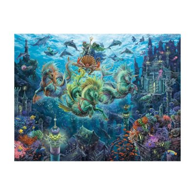 RAVENSBURGER Puzzles adultes - puzzle 2000 pi&egrave;ces - sous l'eau
