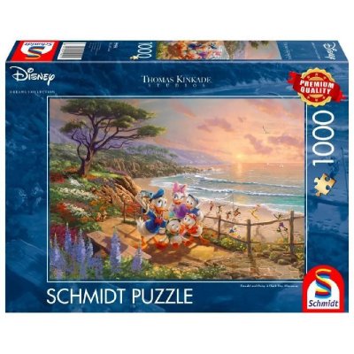 SCHMIDT SPIELE Puzzles -  - Disney, Donald & Daisy, A Duck Day Afternoon - 1000 pi&egrave;ces