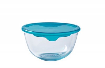 PYREX  Bol de pr&eacute;paration + couvercle en plastique 21 cm transparent