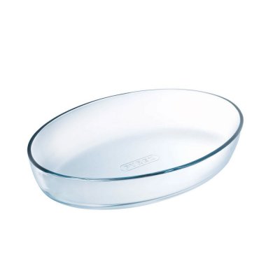 PYREX  - FO3YL - Essentials Plat &agrave; four ovale en verre - 30x21x6 cm