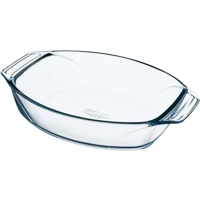 PYREX  - Irresistible - Plat &agrave; Four Ovale en Verre 35x24 cm