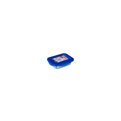 PYREX  - Plat rectangulaire Cook & Go 0,8L av couvercle plastique
