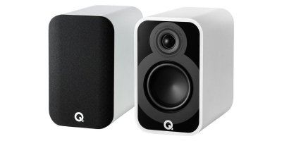 Q ACOUSTICS  5010 Blanc mat - Enceinte Biblioth&egrave;que (la paire)