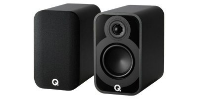 Q ACOUSTICS  5010 Noir Mat - Enceinte Biblioth&egrave;que (la paire)
