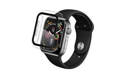 QDOS  Optiguard Infinity Glass 44mm Apple Watch s Verre tremp Couvre la totalit
