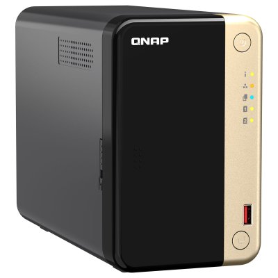 QNAP  TS-264 NAS Tower Ethernet/LAN Noir, Or N5095