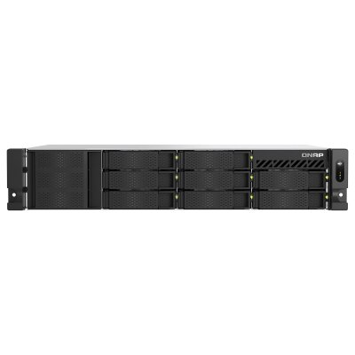 QNAP  TS-855EU-RP NAS Rack (2 U) Intel Atom&reg; C5125 8 Go DDR4 0 To QuTS hero Noir - Neuf