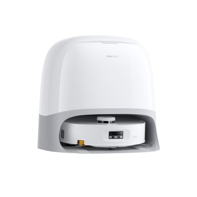 ROBOROCK Qrevo Curv 2 FlowX - Robot Aspirateur Laveur , Blanc - Neuf