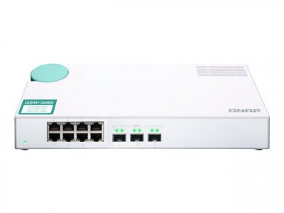 QNAP Qsw-308s eight 1gbe nbase-t ports QSW-308S